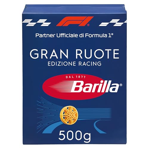 Barilla Pasta Gran Ruote, Racing Edition, Pasta Corta di Semola di Grano Duro, Confezione da 500g
