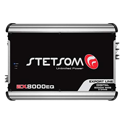 Stetsom EX 8000 EQ 2 Ohms Class D Full Range Mono Amplifier Cover