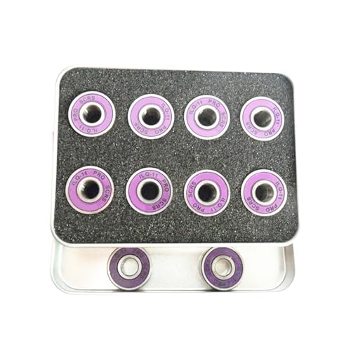 BERWENNY SUOFEILAIMU ILQ-11 Bearings Inline Skates Roller Skate Scooter Skateboard 608 608z Chrome Steel Bearing (Color : 16 Bearing)