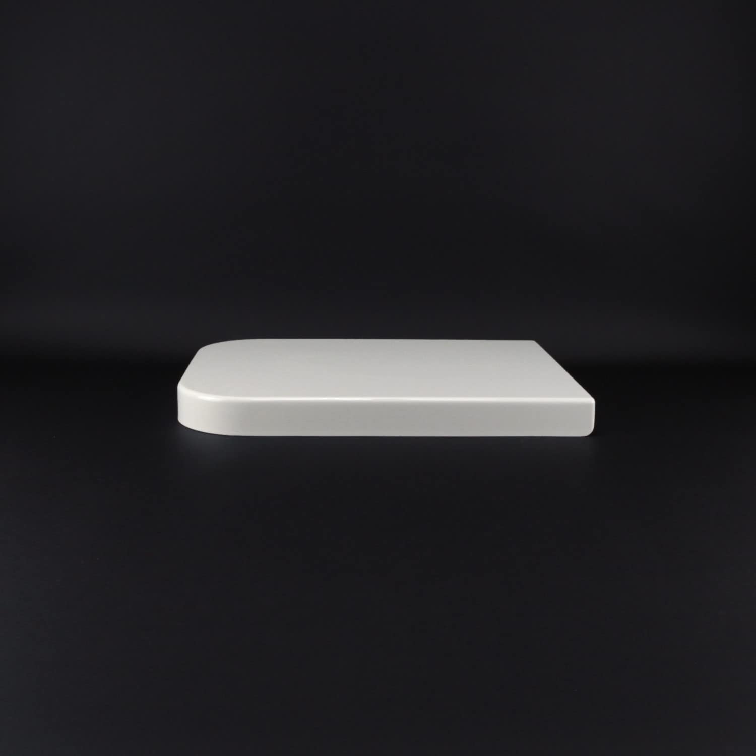 Tapa de inodoro para Flaminia Terra como original termoendurecible, color blanco, cremallera inoxidable normal o ralentizada soft close