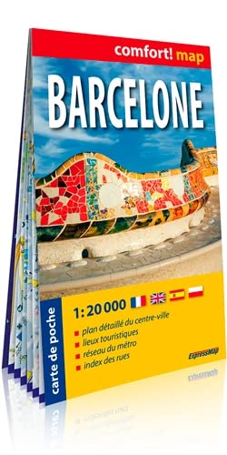 Barcelone 1/20.000 (carte poche format laminée - plan de ville)