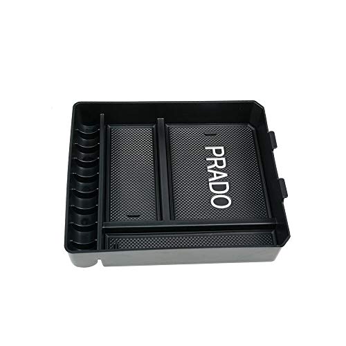 Center Console Armrest Insert Organizer for Toyota Prado 2010-2017,Lexus GX GX400 GX470 2010-2018 Armrest Box Secondary Storage