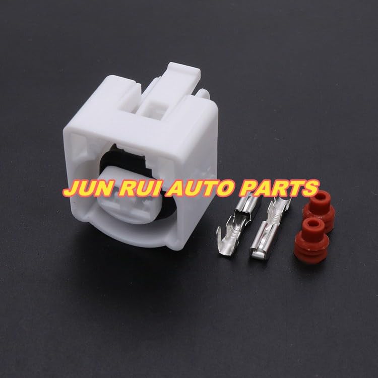 10pcs/lot 13816706 2 Pin for Delphi Sealed Fuel Injector Connector for Buick for Chevrolet The Great Wall - (Color Name: White)