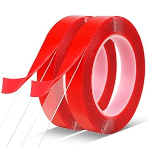 2 Pack Double Sided Tape Heavy Duty...