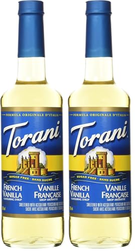 Image of Torani Sugar Free French Vanilla Syrup, 25.35 Oz (Pack of 2)