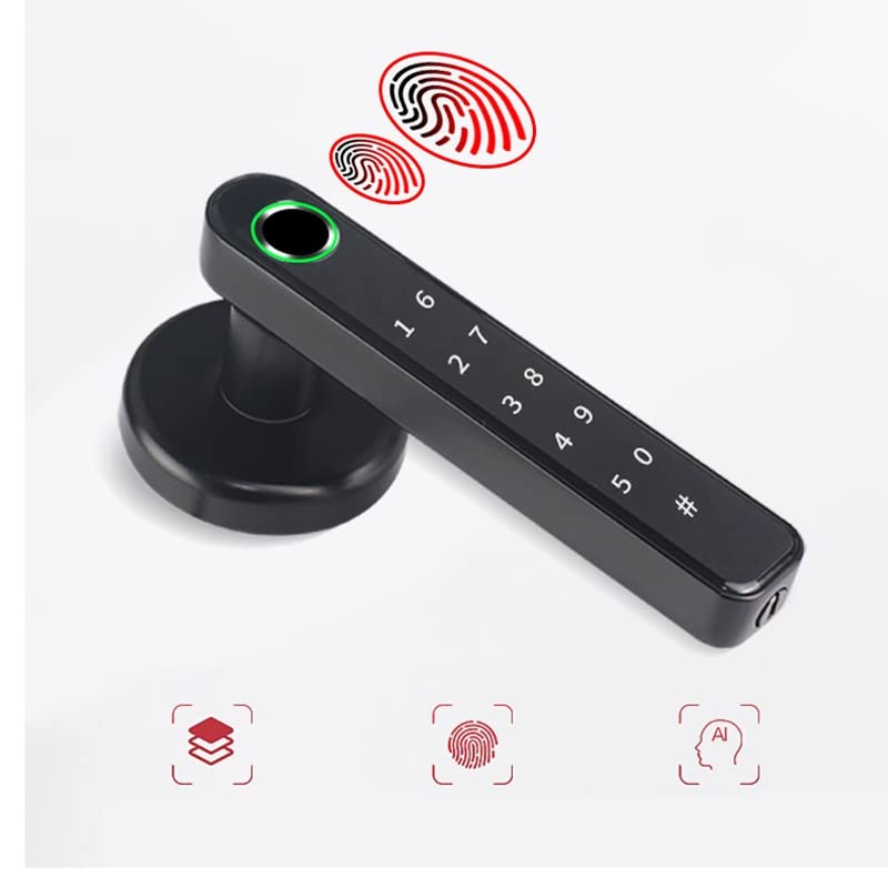 Loquet intelligent empreinte et code pour porte intérieure
