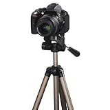 Hama Statyw do aparatu i kamery Star 75 (głowica obrotowa, 42,5-125 cm, tripod, 3 nogi, aluminium) beżowy
