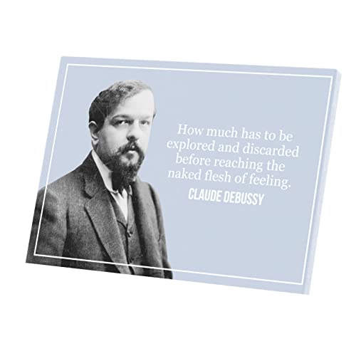 Tableau Claude Debussy poster imprimé de 56x40 cm pour décor mélomane