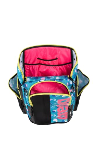Image of ARENA Spiky III Backpack 45 Swimming Athlete Sports Gym Rucksack Large Training Gear Equipment Swim Bag for Men and Women, 45 Liters, Confetti