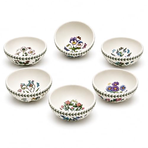 Portmeirion Botanic Garden - Cuenco Apilable 14 Cm, 6 Unidades , Dise�o De Sopa