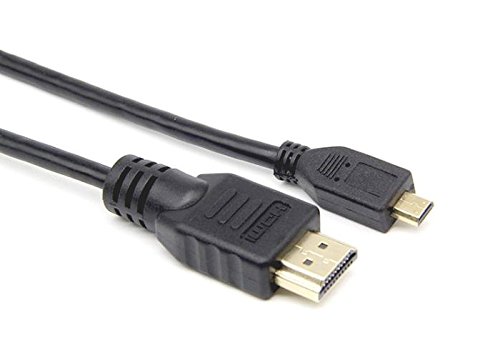 Micro HDMI to HDMI - 5 Feet, Support Full HD and 4K Audio and Video Output- Compatible with Sony Handycam HDR-CX405, HDR-CX455, HDR-CX675, FDR-AX33, FDR-AX53, FDR-AX100