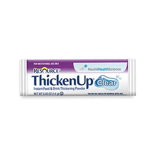 Resource Thickenup Clear Food and Beverage Thickener 1.4 Gram Stick Pack Unflavored Powder, 4390015193 - Case of 288