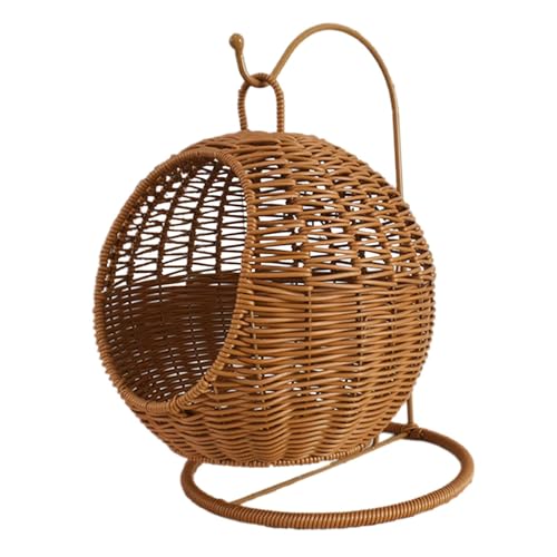 Image of CLUB BOLLYWOOD Handwoven Fruit Basket Woven Fruit Holder for Organizing Kitchen Room Brown|Home & Garden | Home D?cor | Baskets'| Baskets'| Baskets'|1 Woven Fruit Basket