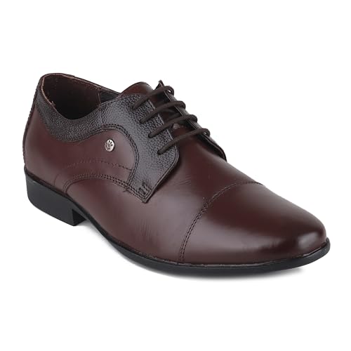 Image of Red Chief Leather Formal Derby Shoes for Men