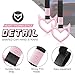 Fabbay 2 Pieces Heart Handle Keychains Car Accessory Heart Hand Strap Drift Charm for Car Interior Exterior Decoration(Pink,Devil Style)