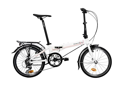 DAHON Mariner D8 Faltrad für Erwachsene, 8-Gang-Getriebe, 20 Zoll Faltrad Tragbares Gewicht 27,7 lbs Weiß DAHON Mariner D8 Faltrad für Erwachsene, 8-Gang-Getriebe, 20 Zoll Faltrad Tragbares Gewicht 27,7 lbs Weiß