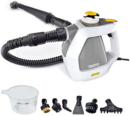 Valemo VH-ST10 Handheld Steam Cleaner and Multipurpose Steamer for Kitchens, Bathrooms and Cars, White