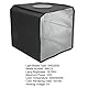 Leapiture Studio Light Box Portable Shooting Light Tent Kit Black Folding Lighting Softbox Shooting Tent Dimmable Studio Box with 6 Colors Background(30CM)