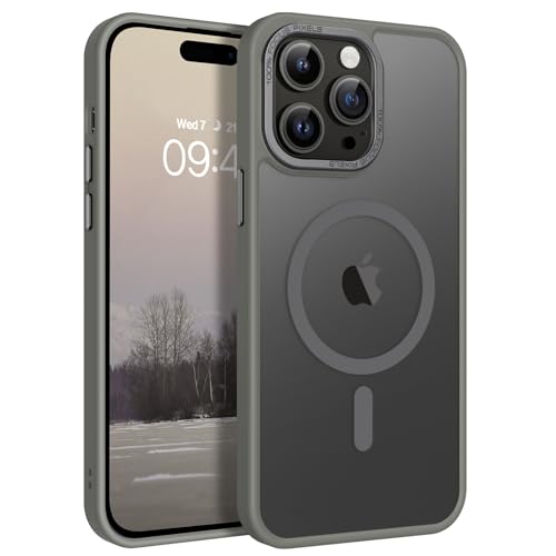 Coque magnétique iPhone 14 Pro MagSafe BENTOBEN antichoc et fine, protection mate antichoc