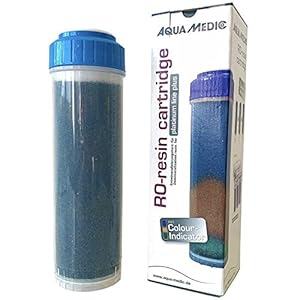 Aqua Medic RO-Resin cartridge, ontmineralisatieharspatroon voor omgekeerde osmose-installatie Platinum LINE Plus – met…