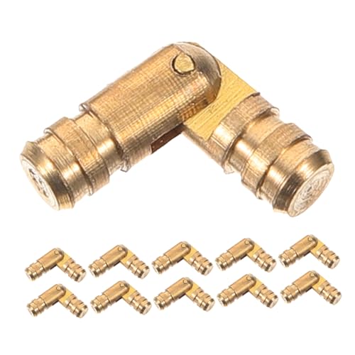Uonlytech Charnières Métalliques À Ressort Pour Boîtes À Bijoux Lot De 50 Pièces 4 X 17 Mm Fermeture Automatique Silencieuse