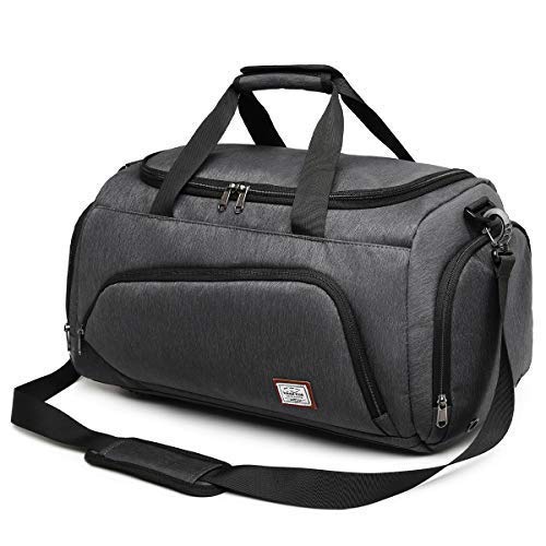 WindTook Sac de Sport Homme Sac de Voyage Femme Imperméable avec Poche à Chaussures Sac Gym Fitness Yoga Sac Bandoulière Sac Epaule Grande capacité 33L Sac à Main Cover
