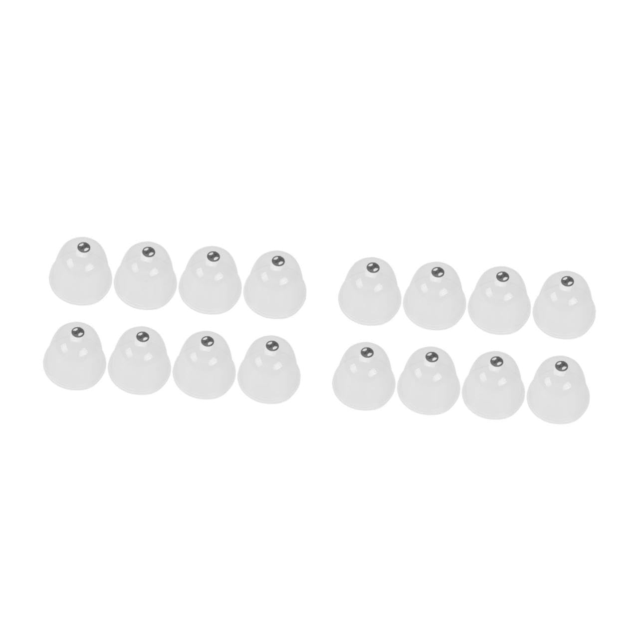 Toyvian 2 Ensembles Couverture D'étouffement des Plantes Petit Cloches De Jardin pour Plantes Cloche De Jardin Végétal Usine Depuis Plastique 8 Pièces * 2
