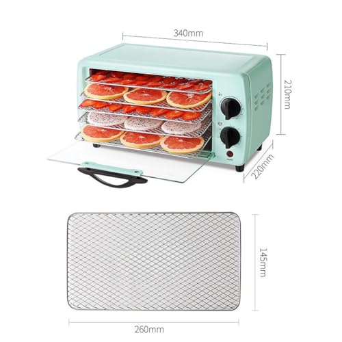 Máquina desidratadora de alimentos com 5 bandejas, máquina de secar frutas, secador automático de al