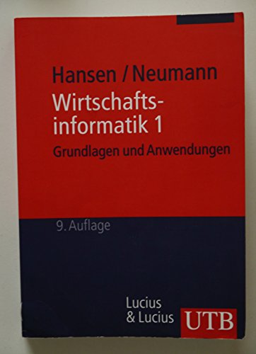 Wirtschaftsinformatik [German] 3825226697 Book Cover