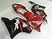 OWCAS Red Black Fairing Fit for Honda 2002 2003 CBR954RR CBR 954RR CBR900RR 900RR Injection Mold ABS Plastics New Bodywork 01 02 03 W033