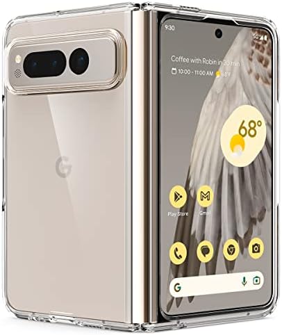 Spigen Ultra Hybrid Designed for Pixel Fold Case (2023) [Anti-Yellowing], [Military-Grade Protection] - Crystal Clear