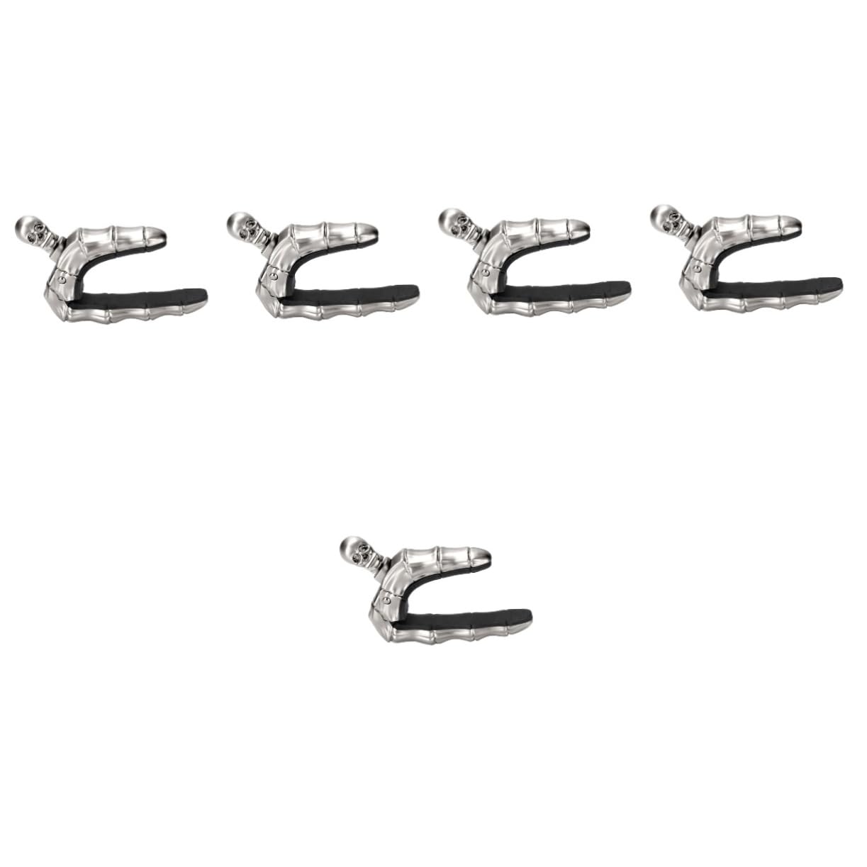 3 Piezas cejilla de guitarra delicada Accesorio musical Pinza de guitarra cejilla de calavera cuello de cejilla de ukelele capo de de calavera Aleación de zinc TOYANDONA