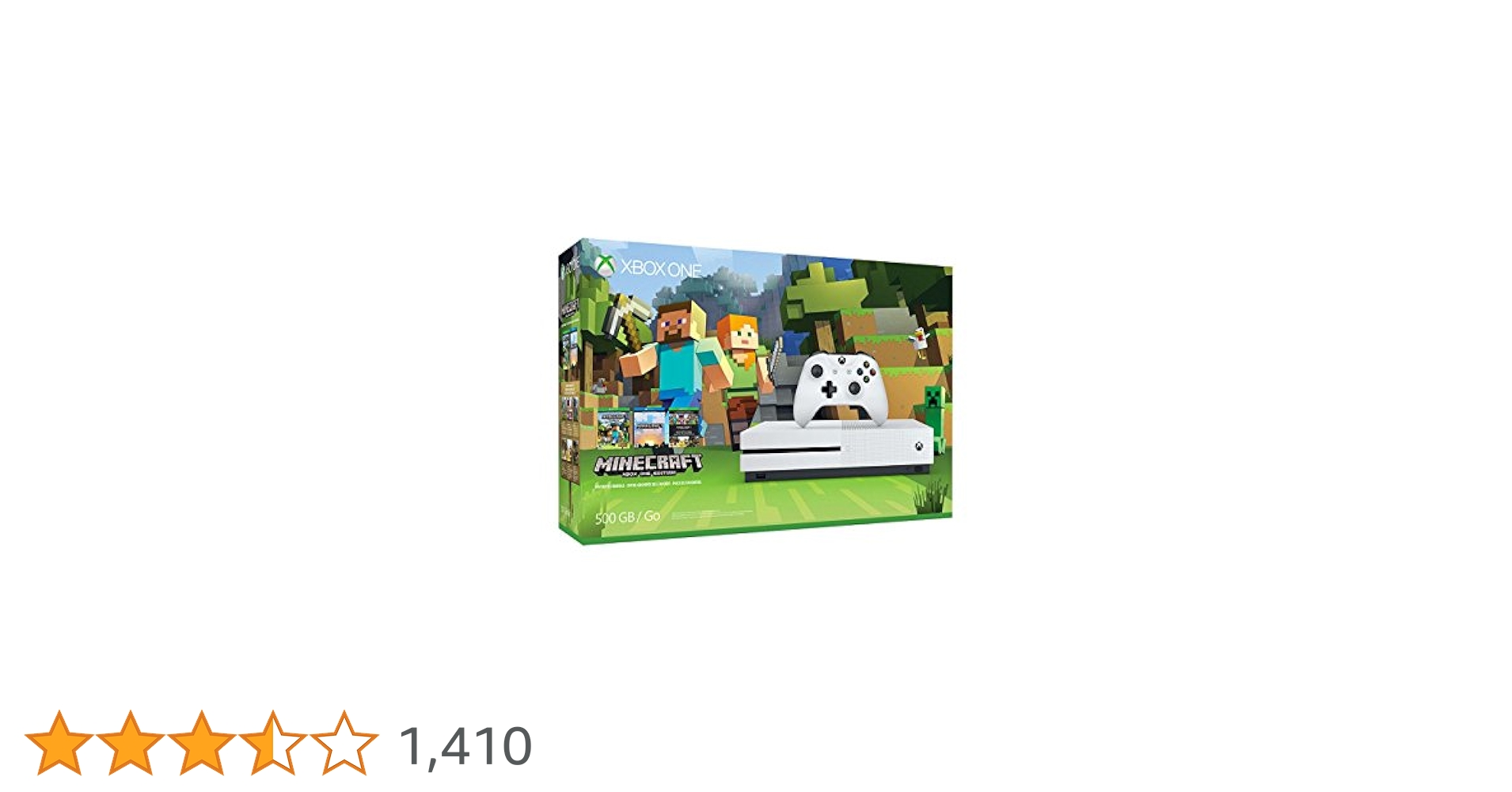 Xbox - xbox one Ｓ 500GB マインクラフトedition 中古美品 Xbox One S 500GB Console - Minecraft Bundle - Bundle Edition