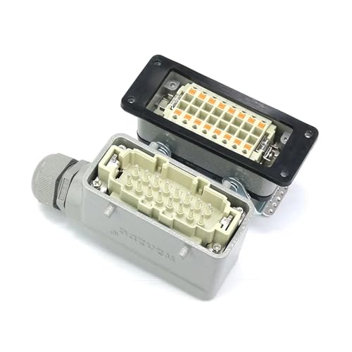 Conector industrial de aviación con cinta de crimpado de metralla resistente de 48 núcleos 7