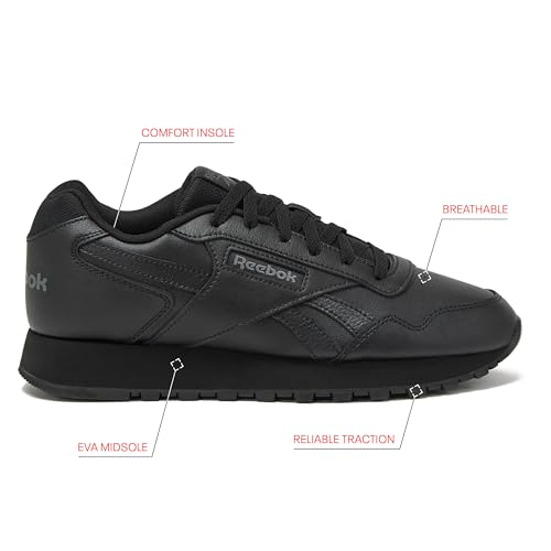 Image of Reebok Glide Sneakers for Men - Black or White Tennis Shoes Size 7 to 15