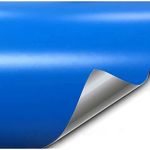 VViViD+ Premium Vinyl Wrap Film (100ft x 5ft, Matte Smurf Blue)