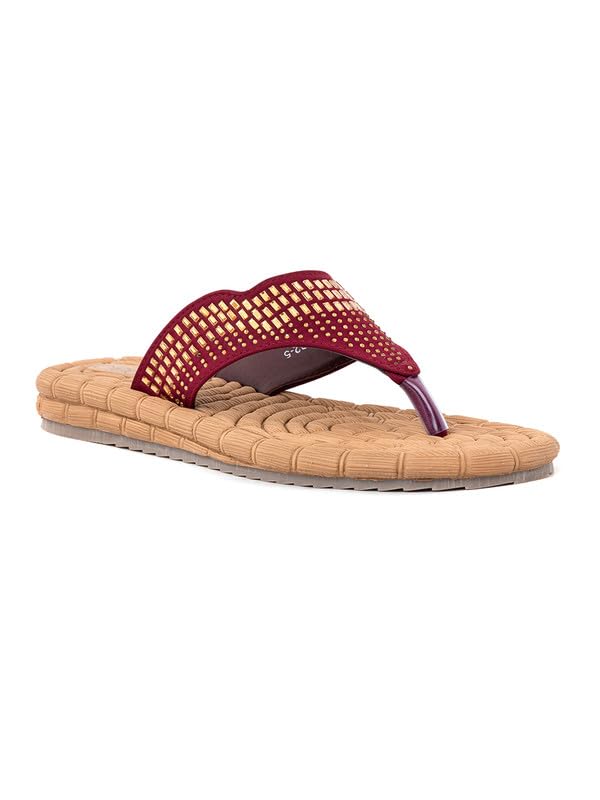 Khadims Cleo Pink Flat Slip On Sandal for Women (5320785) (B0CGHZNN98) Amazon Price History, Amazon Price Tracker