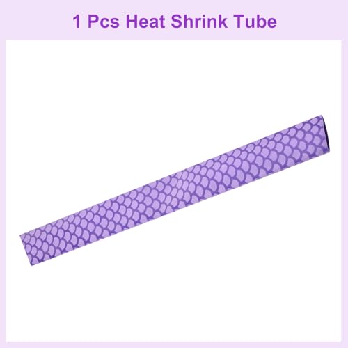 Gaine thermorétractable antidérapante et étanche violette DMiotech de 30mm