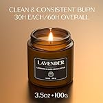 NORVENCE Scented Candles Gift Set, Stress Relief Candles for Home, Premium Soy Candle Set, Candles for Women and Men, Birthday & Christmas Gifts (Black & White, 7 oz) - Image 4