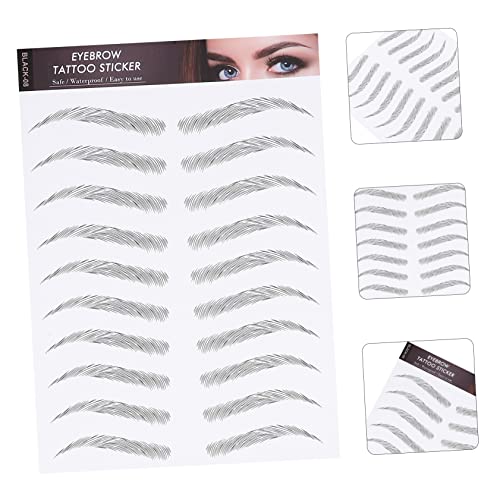 Autocollants sourcils imperméables pour masquer les sourcils clairsemés