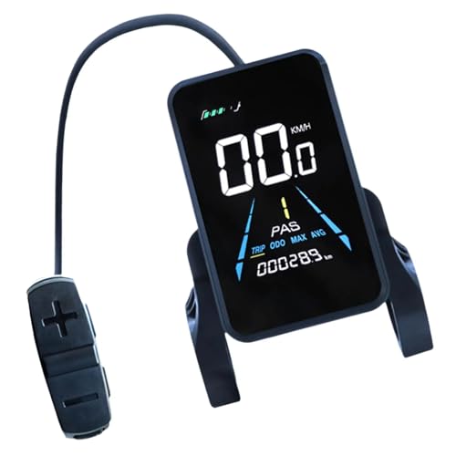 Tableros digitales para bicicleta eléctrica, panel de instrumentos de modificación impermeable, múltiples temas, velocidad, potencia, visualización de tiempo, universales, instalación de tableros