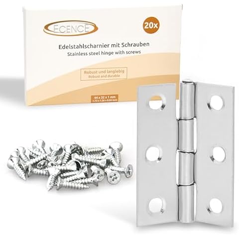 Charnières ECENCE en acier inoxydable Cover