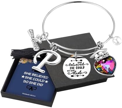 Yoosteel 2026 Graduation Gifts Bracelets, Inspirational Bracelet College Graduat