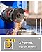 SHALL 3 Inch High-Speed Cut Off Tool, 3.5 Amp Metal Cutter Tool with 3Pcs Multifunctional Cut Off Wheels, 24000RPM Electricl Metal Cutting Tools for Steel, Inox
