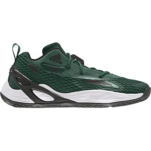 adidas Exhibit A Shoe - Unisex Basketball Team Green/Core Black/Team Dark Green
