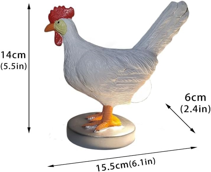 Lámpara de mesa huevo 3D led realista miniatura 3