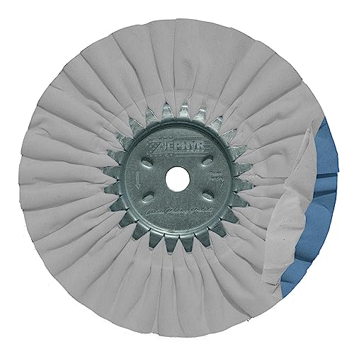 Image of Zephyr AWW 58-10 SS White Blue Finishing Wheel