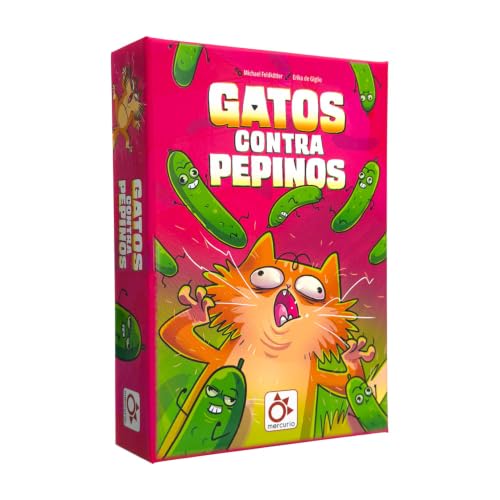Mercurio - Gatos contra Pepinos | Juego de Cartas Familiar | Humor y Tensión en Cada Ronda | A Partir de 8 Años | 3-6 Jugadores