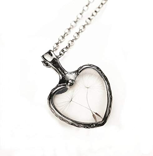 Fliyeong Necklace Ladies Pendant Dandelion Glass Ball Fashion Literary Charm Fresh Fresh Cute Temperament Stylish and Popular
