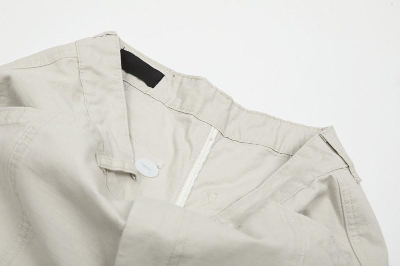 Men's Pants Loose Straight Leg Wide Leg Summer American Retro Casual Cargo Trouser for Men4